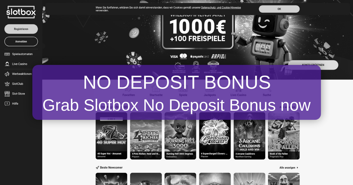 Slotbox No Deposit Bonus: Try Our Casino Before You Deposit