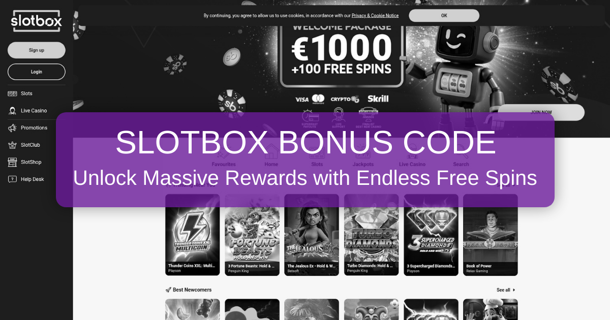 SlotBox Bonus Code 2026 | Trusted Casino Bonuses in the United States